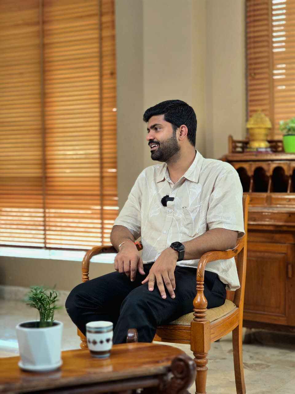 Guest speaker sharing insights on careers and startups on Mic on Campus